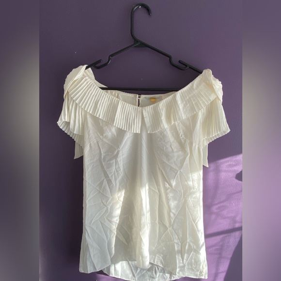 SOLD Stunning Anthropologie Leifsdottir Cream/Off-White Blouse - Picture 3 of 8
